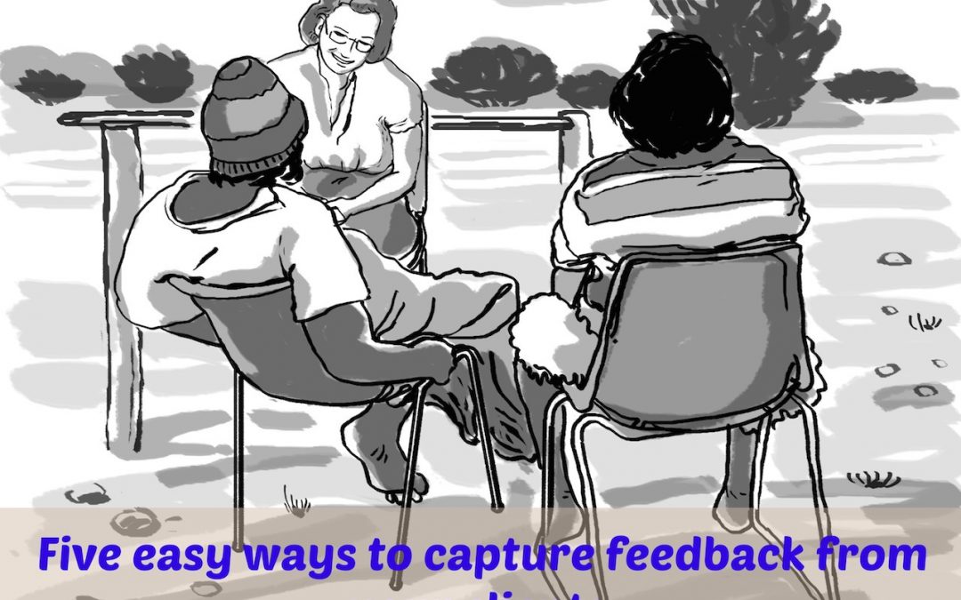 Five easy ways to capture feedback from clients