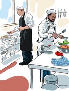 Ensuring that all staff understand their role in keeping the workplace food safe is an important aspect of kitchen management.